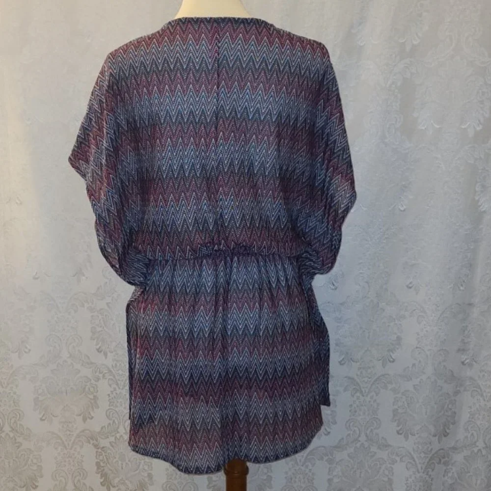 Ruby Ribbon Flamestitch Tunic #0342 Size XS-M